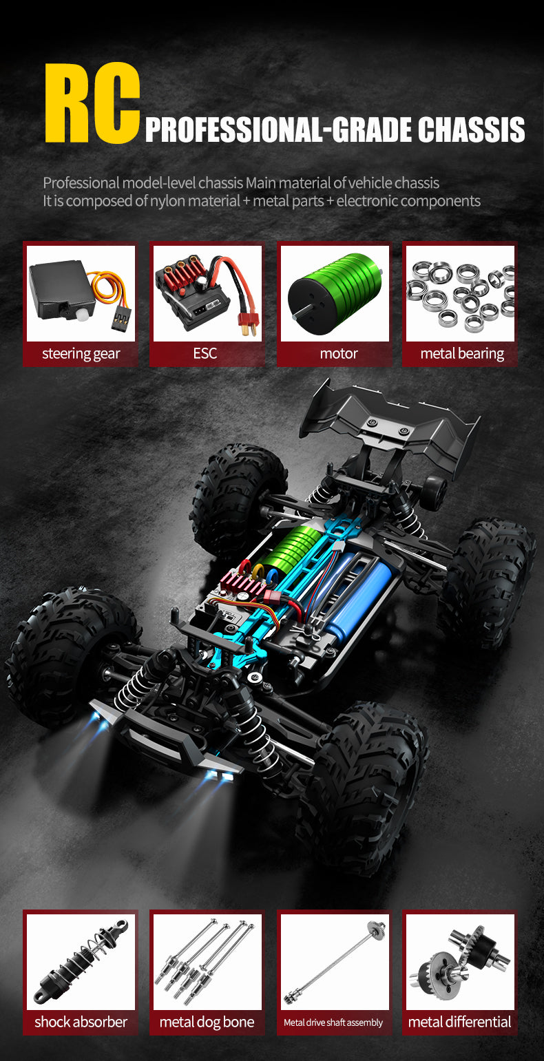 16102 Drive PRO 70 KM/H Brushless Motor Power RC Car 16102 Drive PRO 70 KM/H Brushless Motor Power RC Car